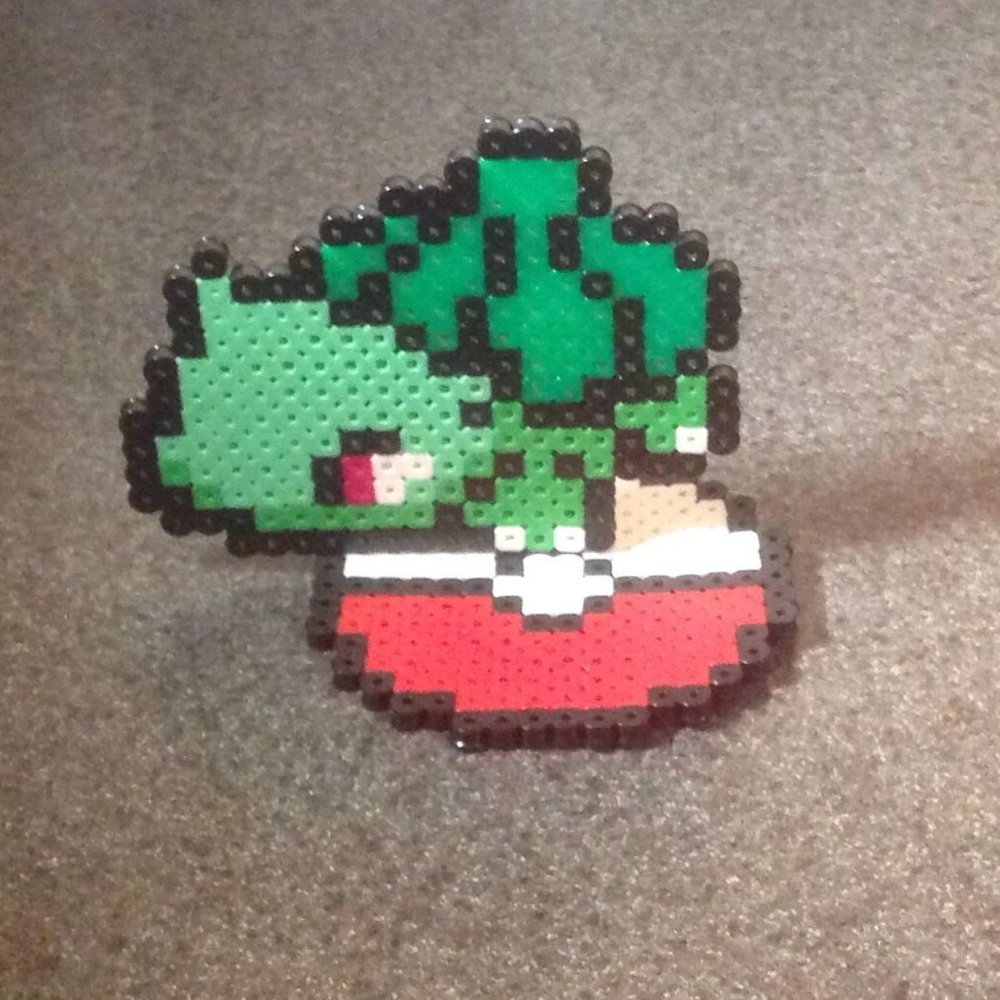 Bulbasaur Pokeball Decoration - Game Room - Kids Room - Cute Geek Home Decor